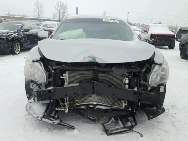 1N4AA51E39C833544 - 2009 NISSAN MAXIMA S SILVER photo 9