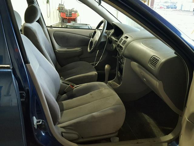 2T1BR12E81C390916 - 2001 TOYOTA COROLLA CE BLUE photo 5