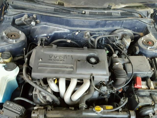 2T1BR12E81C390916 - 2001 TOYOTA COROLLA CE BLUE photo 7