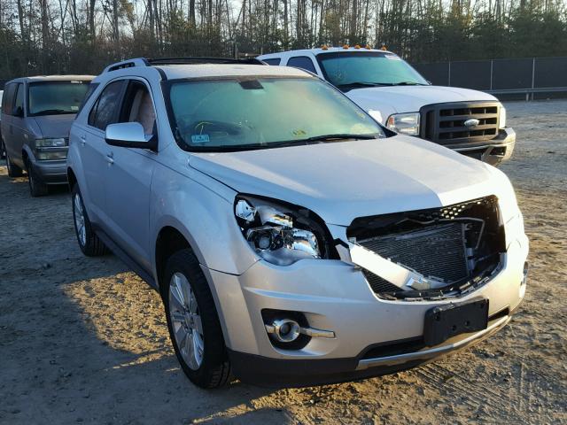 2CNFLFEY3A6404885 - 2010 CHEVROLET EQUINOX LT SILVER photo 1