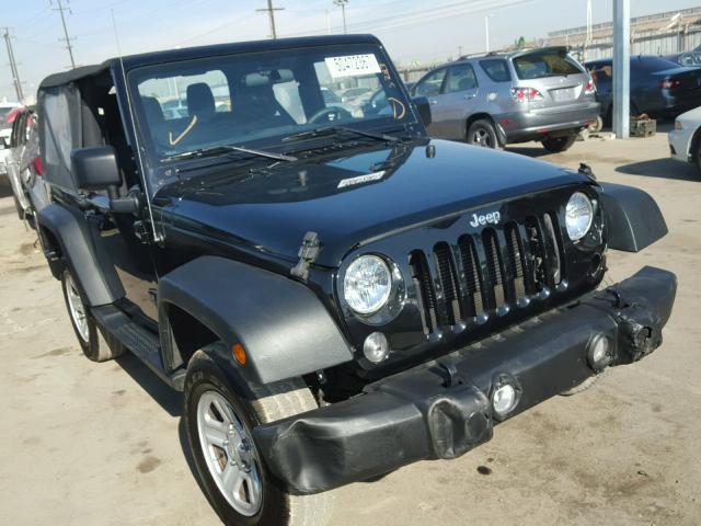 1C4AJWAG9GL257585 - 2016 JEEP WRANGLER S BLACK photo 1