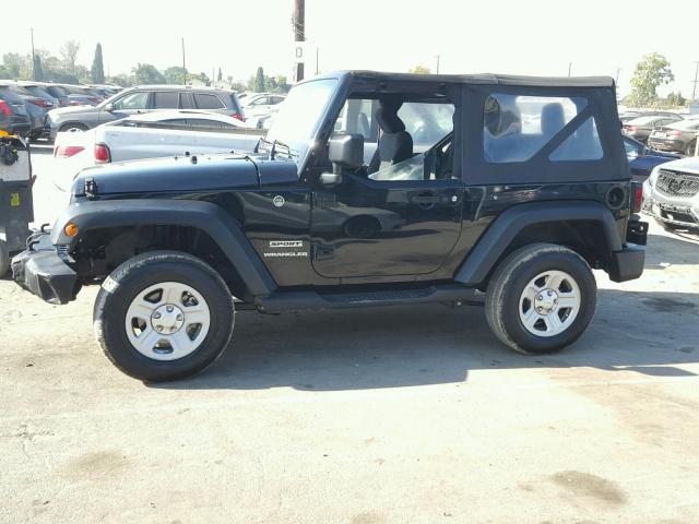 1C4AJWAG9GL257585 - 2016 JEEP WRANGLER S BLACK photo 10