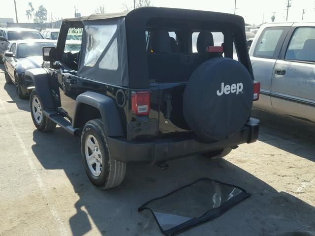 1C4AJWAG9GL257585 - 2016 JEEP WRANGLER S BLACK photo 3