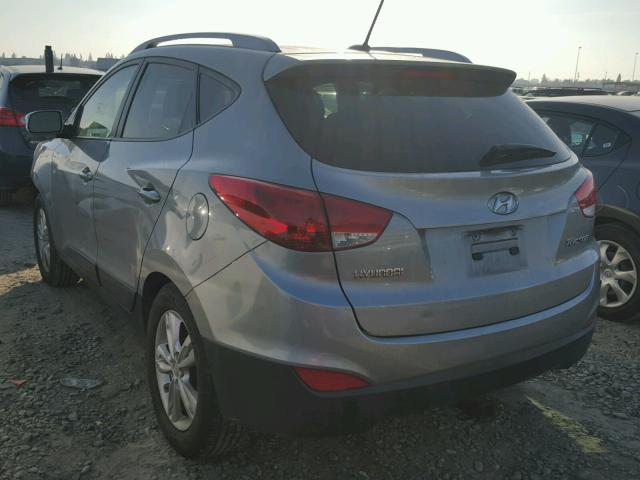 KM8JU3AC2CU437767 - 2012 HYUNDAI TUCSON GLS GRAY photo 3