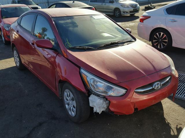 KMHCT4AE5FU806824 - 2015 HYUNDAI ACCENT GLS RED photo 1