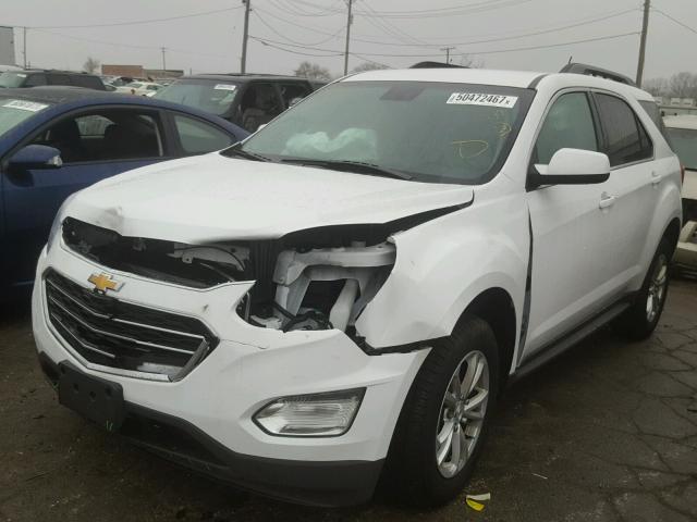 2GNFLFEK2H6235041 - 2017 CHEVROLET EQUINOX LT WHITE photo 2