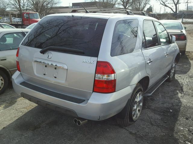 2HNYD18602H543475 - 2002 ACURA MDX TOURIN SILVER photo 4