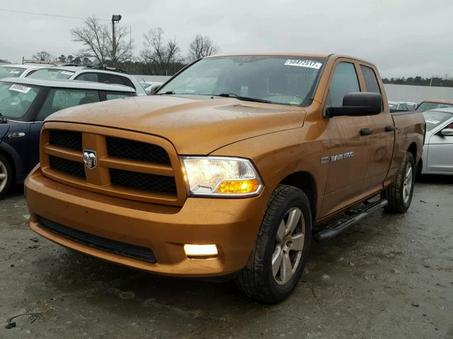 1C6RD6FT2CS294209 - 2012 DODGE RAM 1500 S ORANGE photo 2