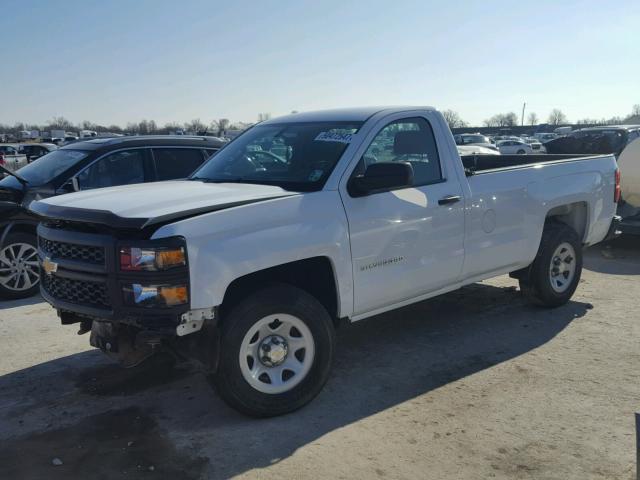 1GCNCPEC2FZ179199 - 2015 CHEVROLET SILVERADO WHITE photo 2