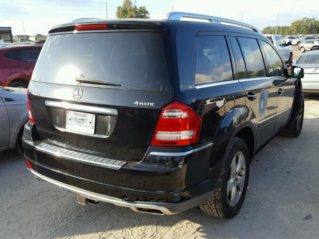 4JGBF7BE9BA728840 - 2011 MERCEDES-BENZ GL 450 4MA BLACK photo 4