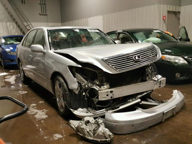 JTHBN36F055000886 - 2005 LEXUS LS 430 GRAY photo 1