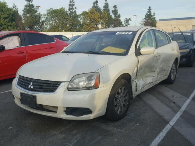 4A3AB36F29E017634 - 2009 MITSUBISHI GALANT ES WHITE photo 2