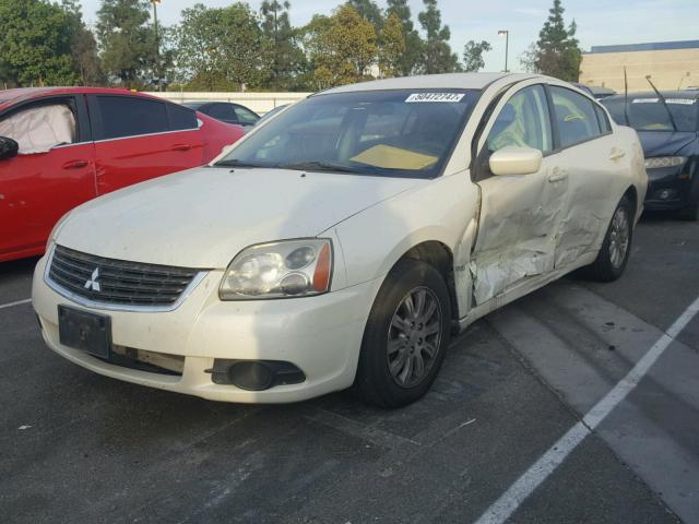 4A3AB36F29E017634 - 2009 MITSUBISHI GALANT ES WHITE photo 3