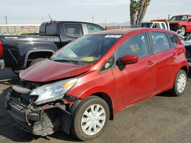 3N1CE2CP8FL416766 - 2015 NISSAN VERSA NOTE RED photo 2