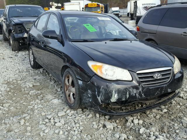 KMHDU46D87U178986 - 2007 HYUNDAI ELANTRA GL BLACK photo 1