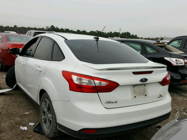 1FADP3F22EL299462 - 2014 FORD FOCUS SE WHITE photo 3