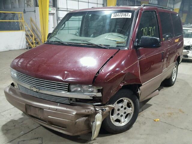 1GNDM19X94B103091 - 2004 CHEVROLET ASTRO BURGUNDY photo 2