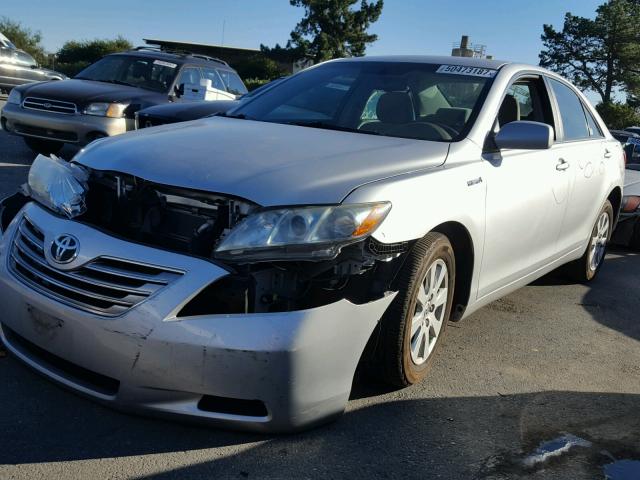 4T1BB46K09U067170 - 2009 TOYOTA CAMRY HYBR SILVER photo 2