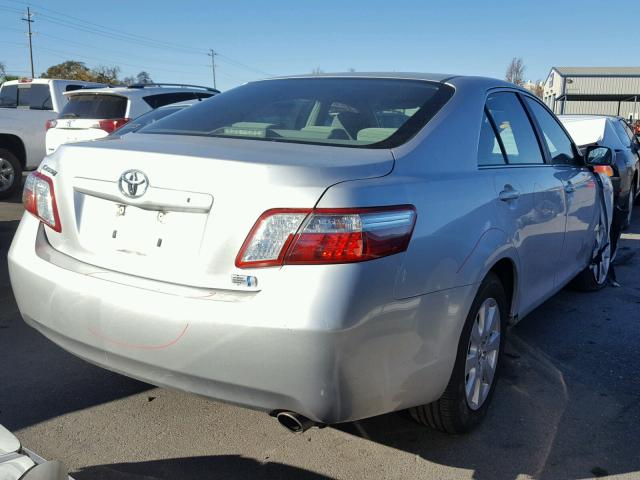 4T1BB46K09U067170 - 2009 TOYOTA CAMRY HYBR SILVER photo 4