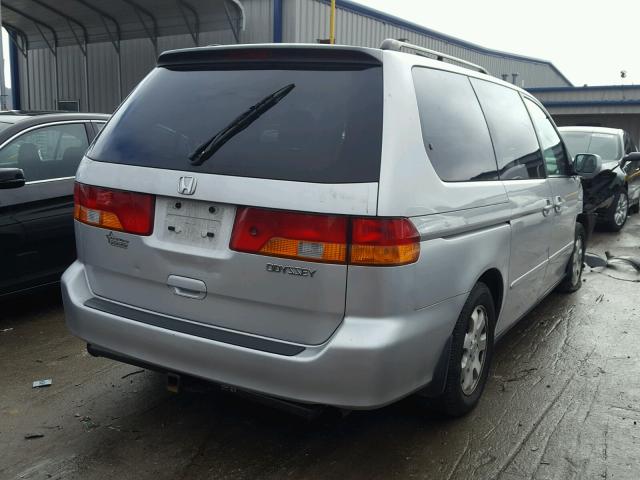 5FNRL18844B149453 - 2004 HONDA ODYSSEY EX SILVER photo 4