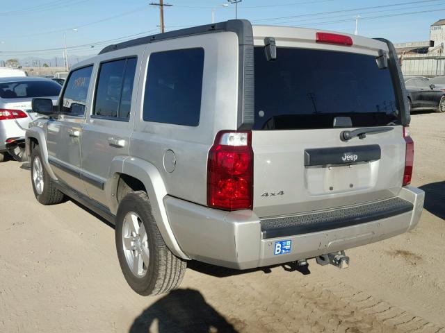 1J8HG48K07C588527 - 2007 JEEP COMMANDER ვერცხლისფერი ფოტო 3