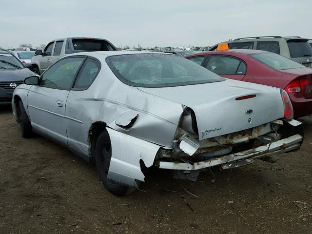 2G1WW12E439239576 - 2003 CHEVROLET MONTE CARL SILVER photo 3