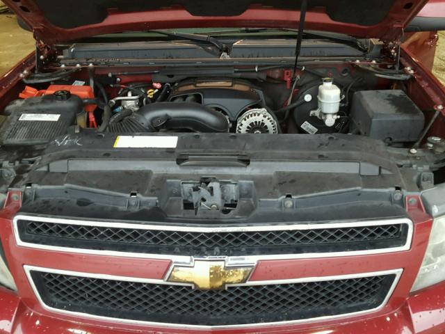 1GNFC13J47R266372 - 2007 CHEVROLET TAHOE C150 MAROON photo 7