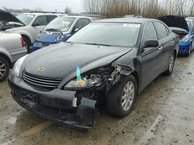 JTHBF30G336003352 - 2003 LEXUS ES 300 BLACK photo 2