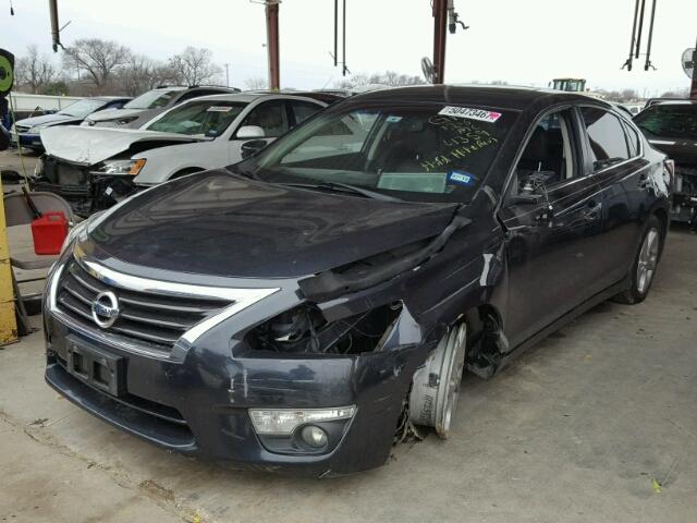 1N4AL3APXEC412754 - 2014 NISSAN ALTIMA 2.5 BLUE photo 2