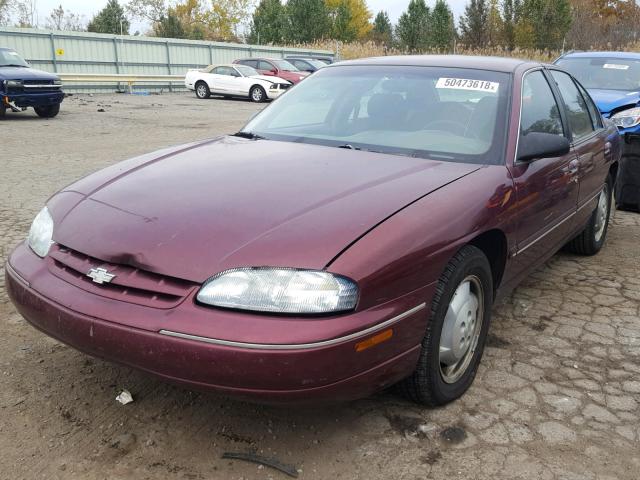 2G1WL52MXW9107563 - 1998 CHEVROLET LUMINA BAS MAROON photo 2