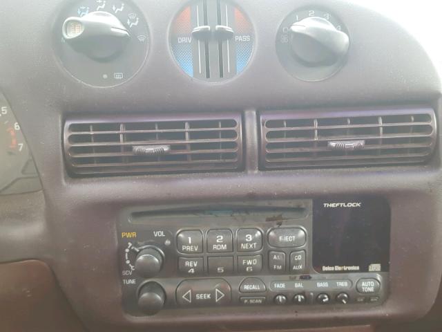 2G1WL52MXW9107563 - 1998 CHEVROLET LUMINA BAS მუქწითელი ფოტო 9