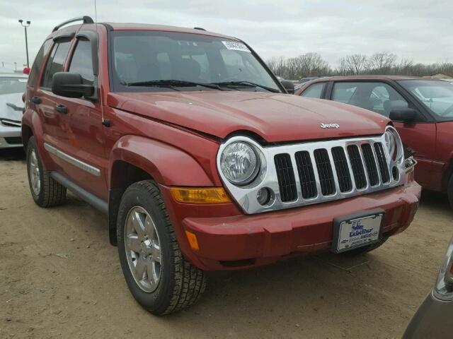 1J4GL58K96W294586 - 2006 JEEP LIBERTY LI RED photo 1