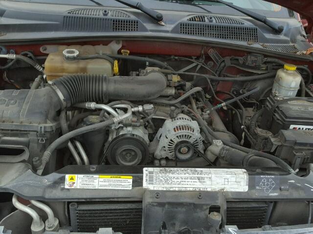 1J4GL58K96W294586 - 2006 JEEP LIBERTY LI RED photo 7