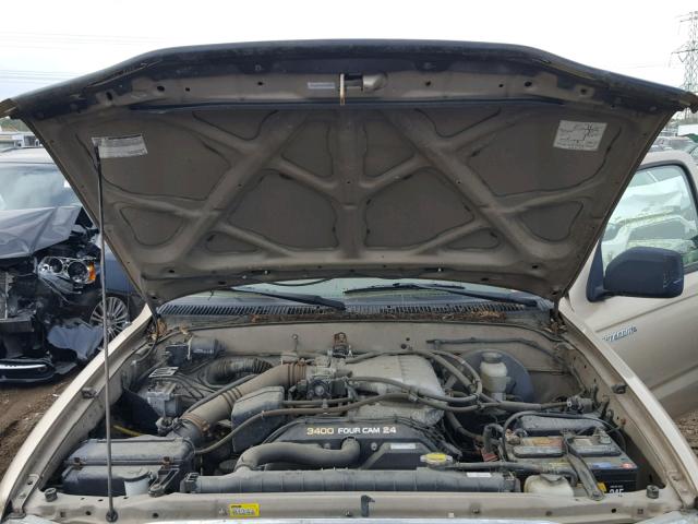 5TEGN92N34Z437705 - 2004 TOYOTA TACOMA DOU GOLD photo 7