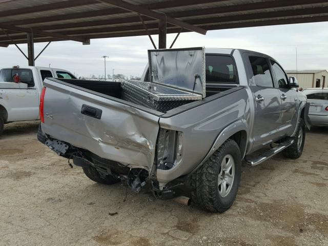 5TFHW5F15HX644417 - 2017 TOYOTA TUNDRA CRE SILVER photo 4