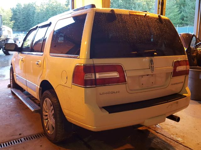 5LMFU28508LJ10236 - 2008 LINCOLN NAVIGATOR 白色 照片 3