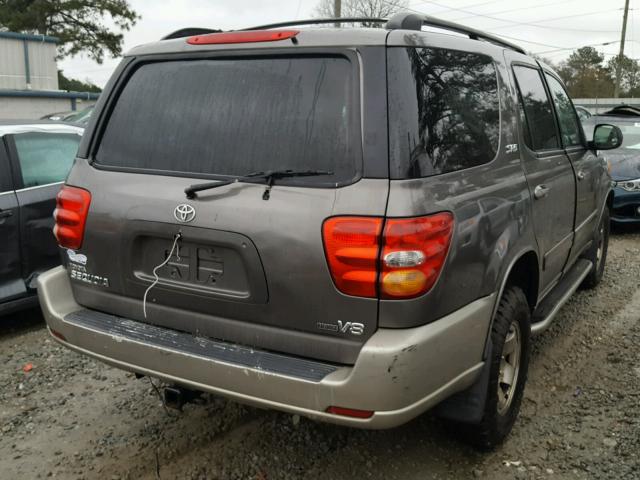 5TDZT34A13S150168 - 2003 TOYOTA SEQUOIA SR SILVER photo 4