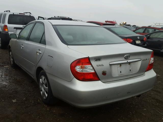 4T1BE32K93U722909 - 2003 TOYOTA CAMRY LE GRAY photo 3