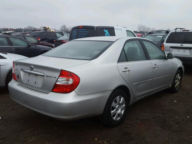 4T1BE32K93U722909 - 2003 TOYOTA CAMRY LE GRAY photo 4