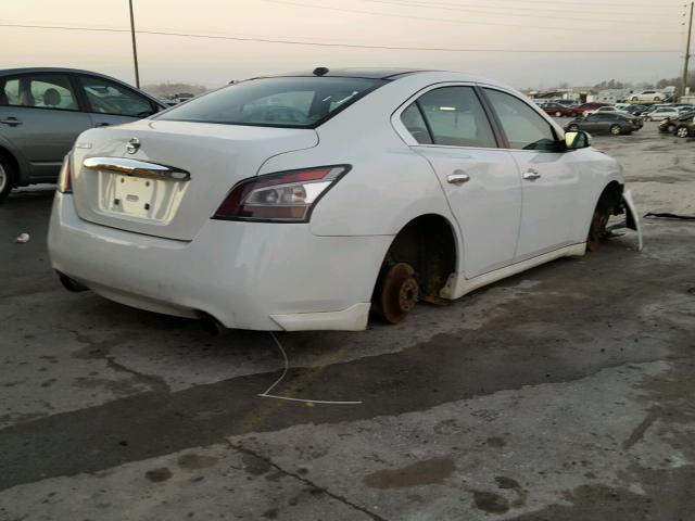 1N4AA5AP9CC817924 - 2012 NISSAN MAXIMA S WHITE photo 4