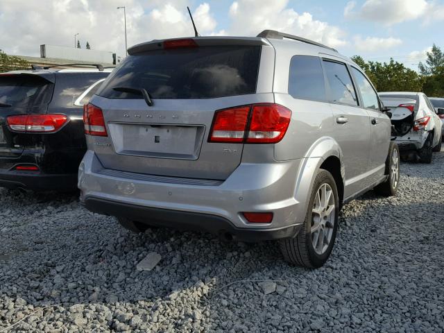 3C4PDCBB2FT577949 - 2015 DODGE JOURNEY SX SILVER photo 4