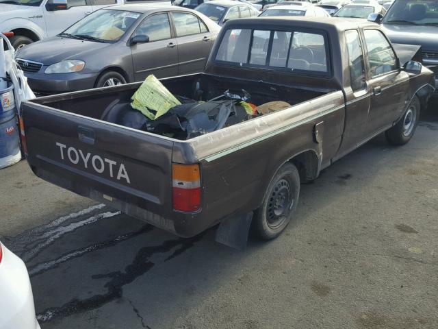 JT4RN93P5K0012704 - 1989 TOYOTA PICKUP 1/2 BROWN photo 4