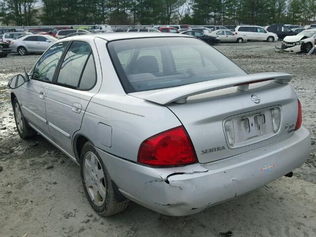 3N1CB51D86L597760 - 2006 NISSAN SENTRA 1.8 SILVER photo 3