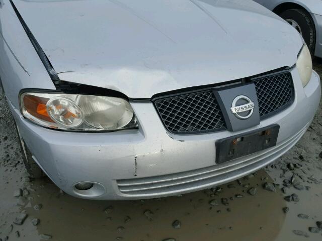 3N1CB51D86L597760 - 2006 NISSAN SENTRA 1.8 SILVER photo 9