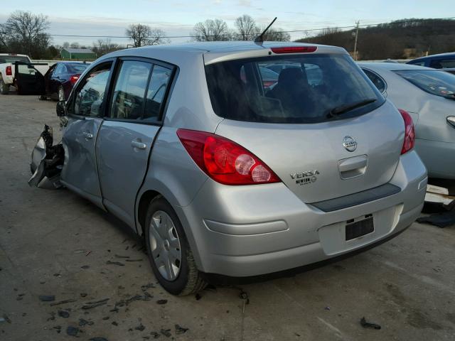 3N1BC1CP4BL509628 - 2011 NISSAN VERSA S SILVER photo 3