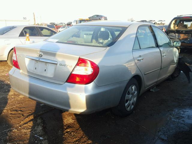 4T1BE32KX3U782441 - 2003 TOYOTA CAMRY LE SILVER photo 4