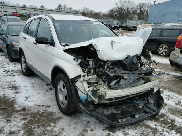 5J6RE48309L044343 - 2009 HONDA CR-V LX WHITE photo 1