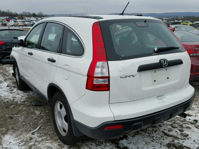 5J6RE48309L044343 - 2009 HONDA CR-V LX WHITE photo 3