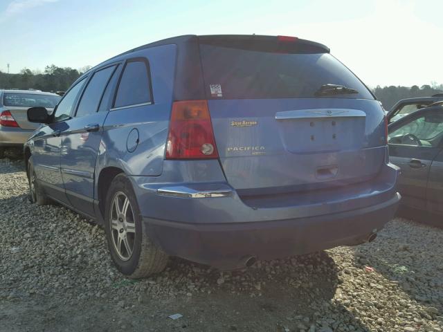 2A8GM68X47R201626 - 2007 CHRYSLER PACIFICA T BLUE photo 3