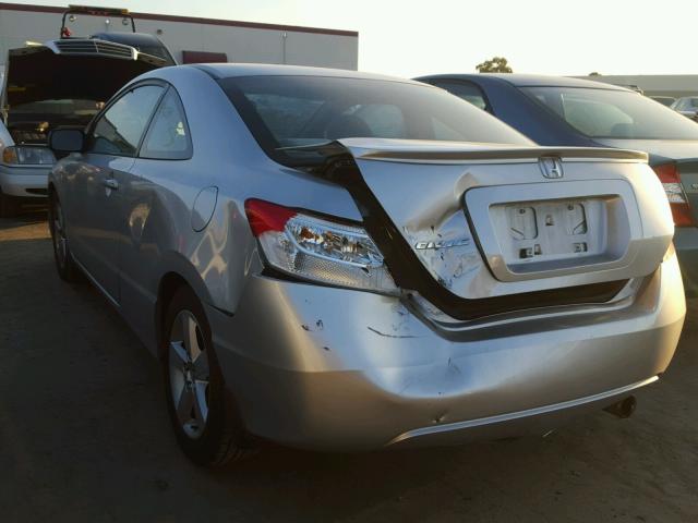 2HGFG11897H514694 - 2007 HONDA CIVIC EX GRAY photo 3